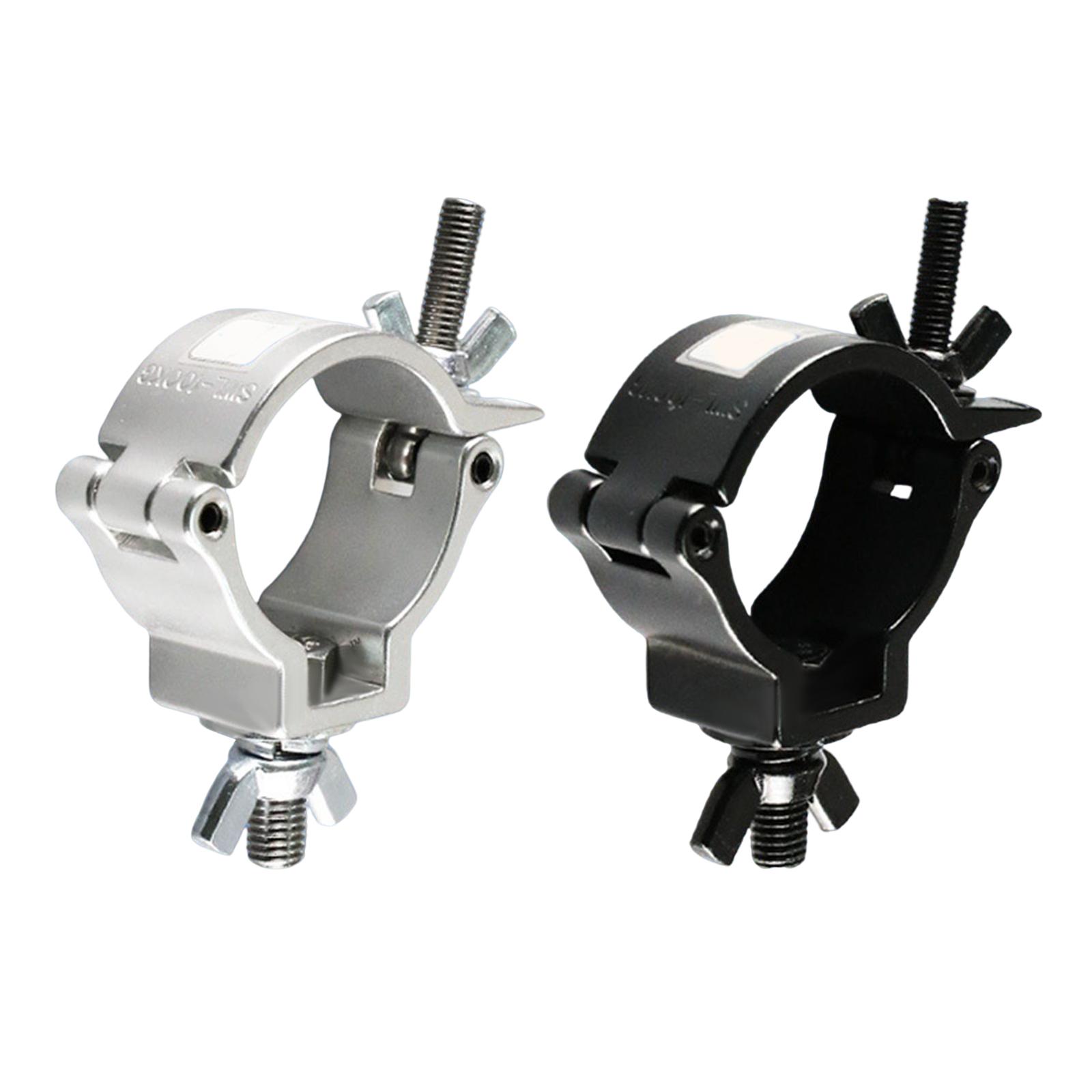 Aluminum Alloy Stage Lighting Mount Clamp Load 220lbs for 48-51mm Od Tubing/Pipe Moving Head Light Stand DJ Lighting