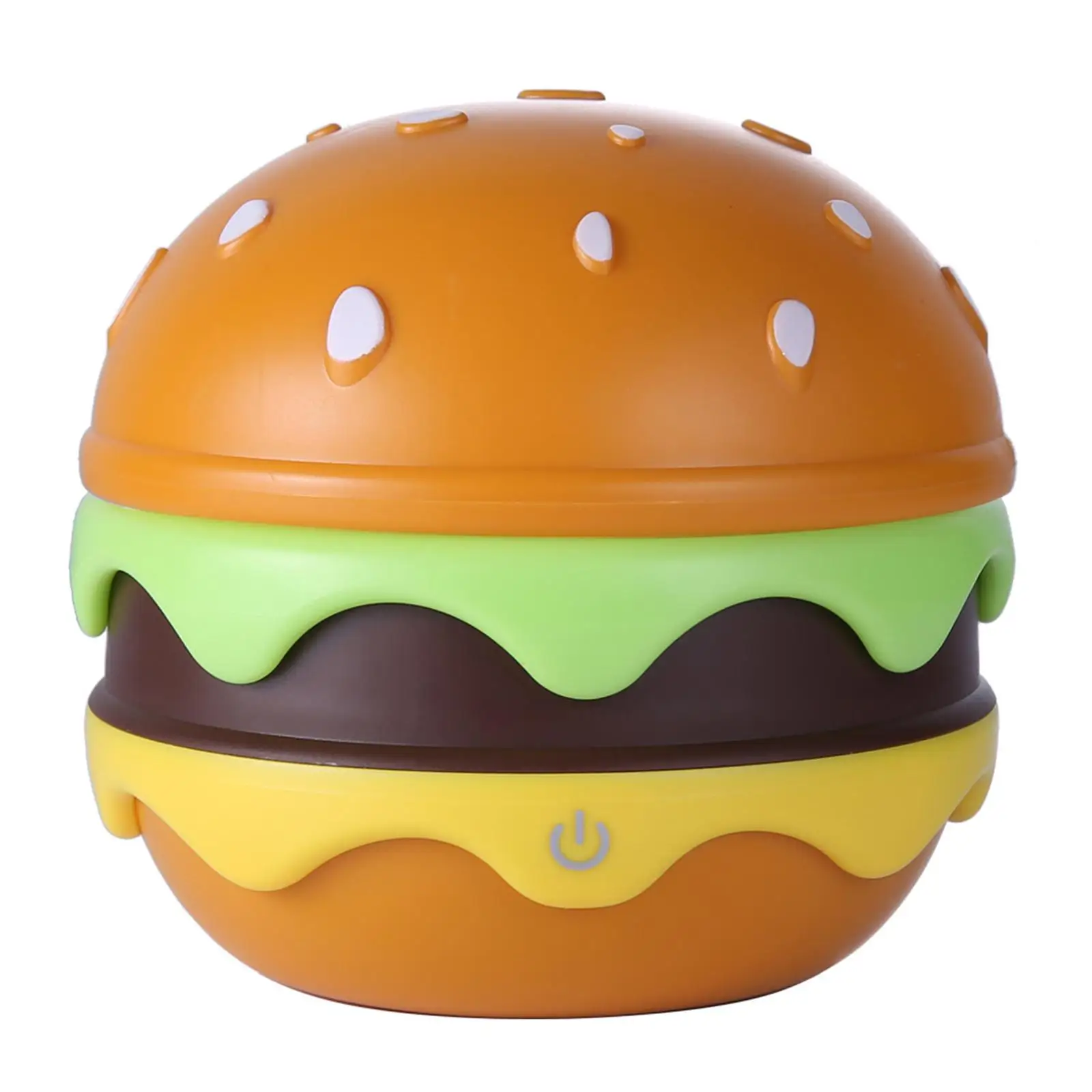 Hamburger Table Lamp Portable Rechargeable Retractable Dimmable Nursery Night Light Kids Lamp for Study Bedroom Office Home Gift