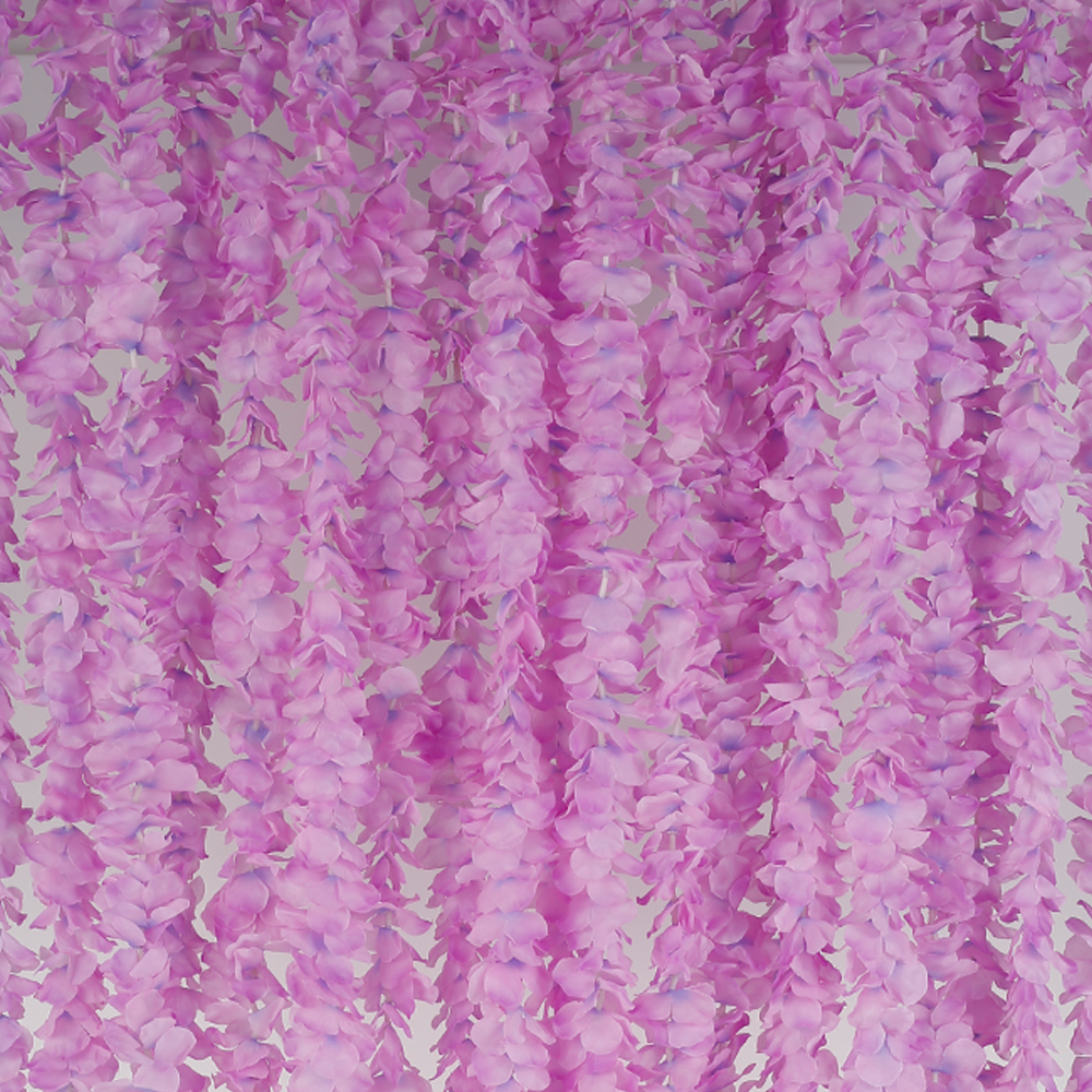 Title 11, 100cm 20pc flores artificiais de glicínias casa...