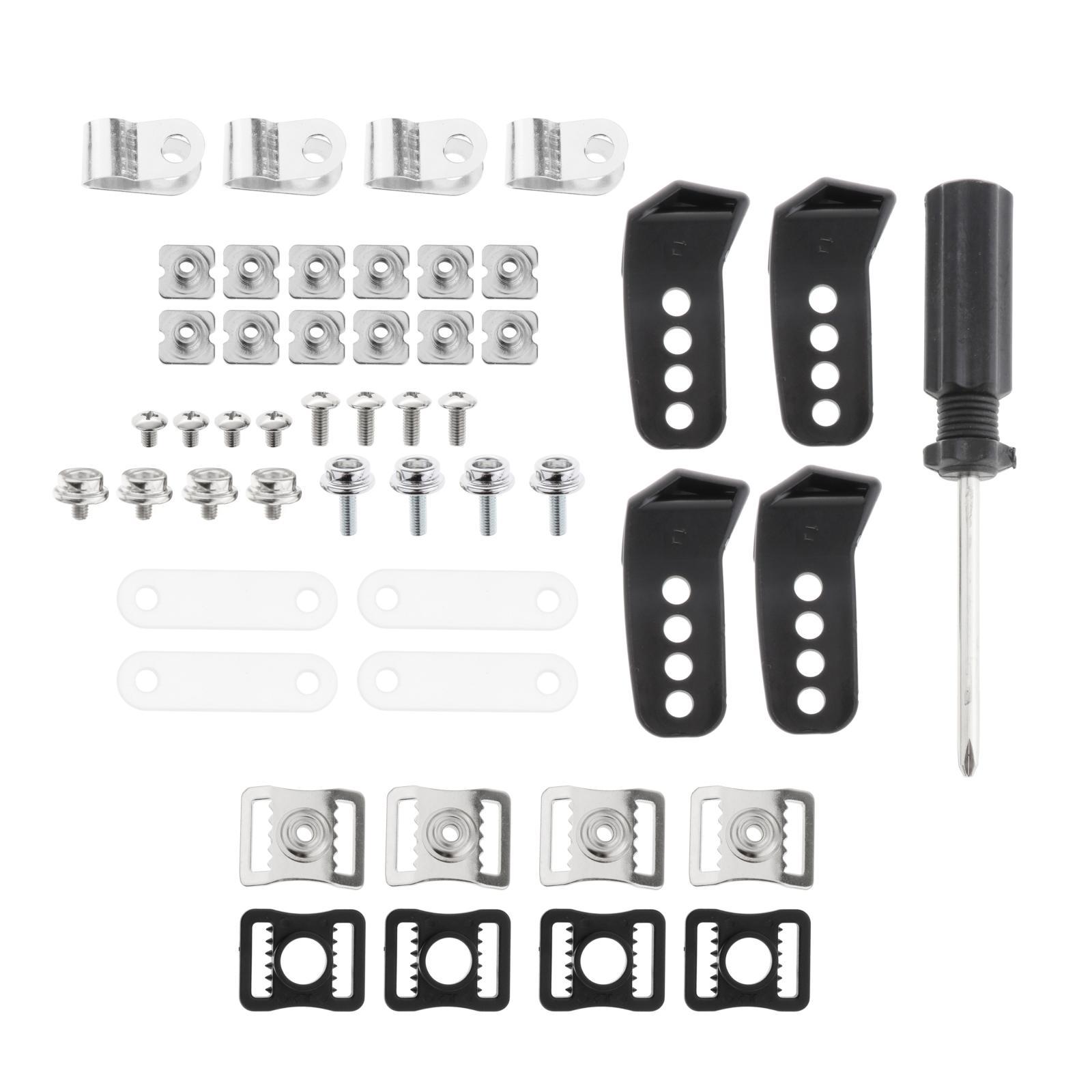 35Pcs Football Helmet Repair Kit Hockey Visor Hardware Screw Rubber Gaskets