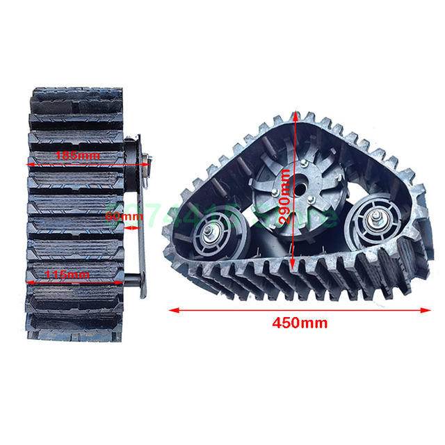 Rubber Track Wheels Sets For 50cc-250cc Atv Utv Buggy Snowmobile Quad Dirt  Bike Electric Motorcycle Sand Snow Track System - Scooter Parts &  Accessories - AliExpress