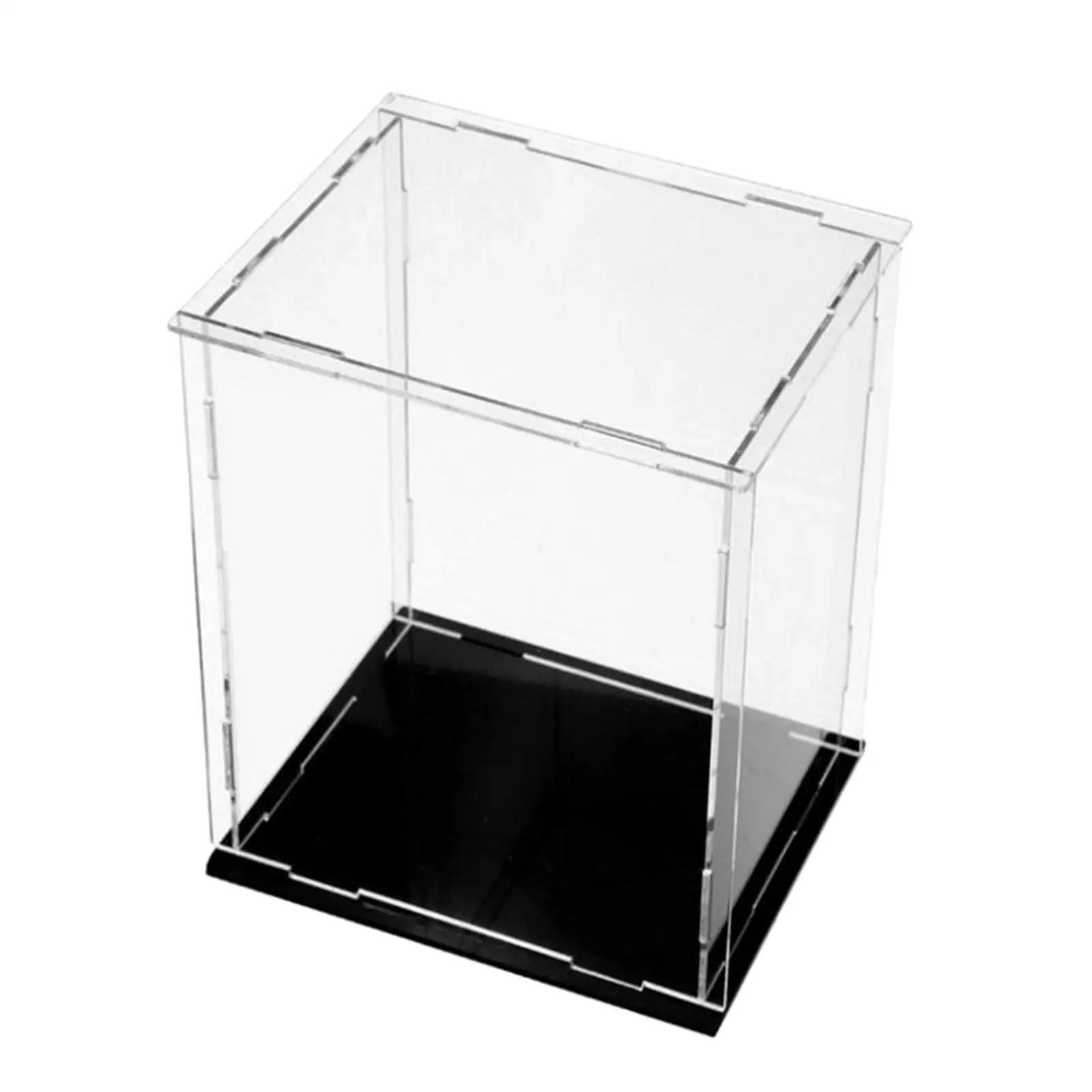 Clear Acrylic Display Case Containers for Small Figure Collectibles Airplane