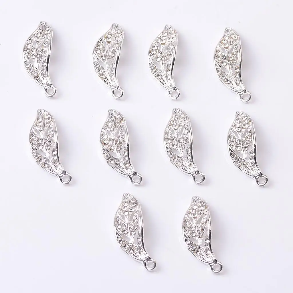 10Pcs Shiny Dangles for Hair Wedidng Jewelry Findings Crafts