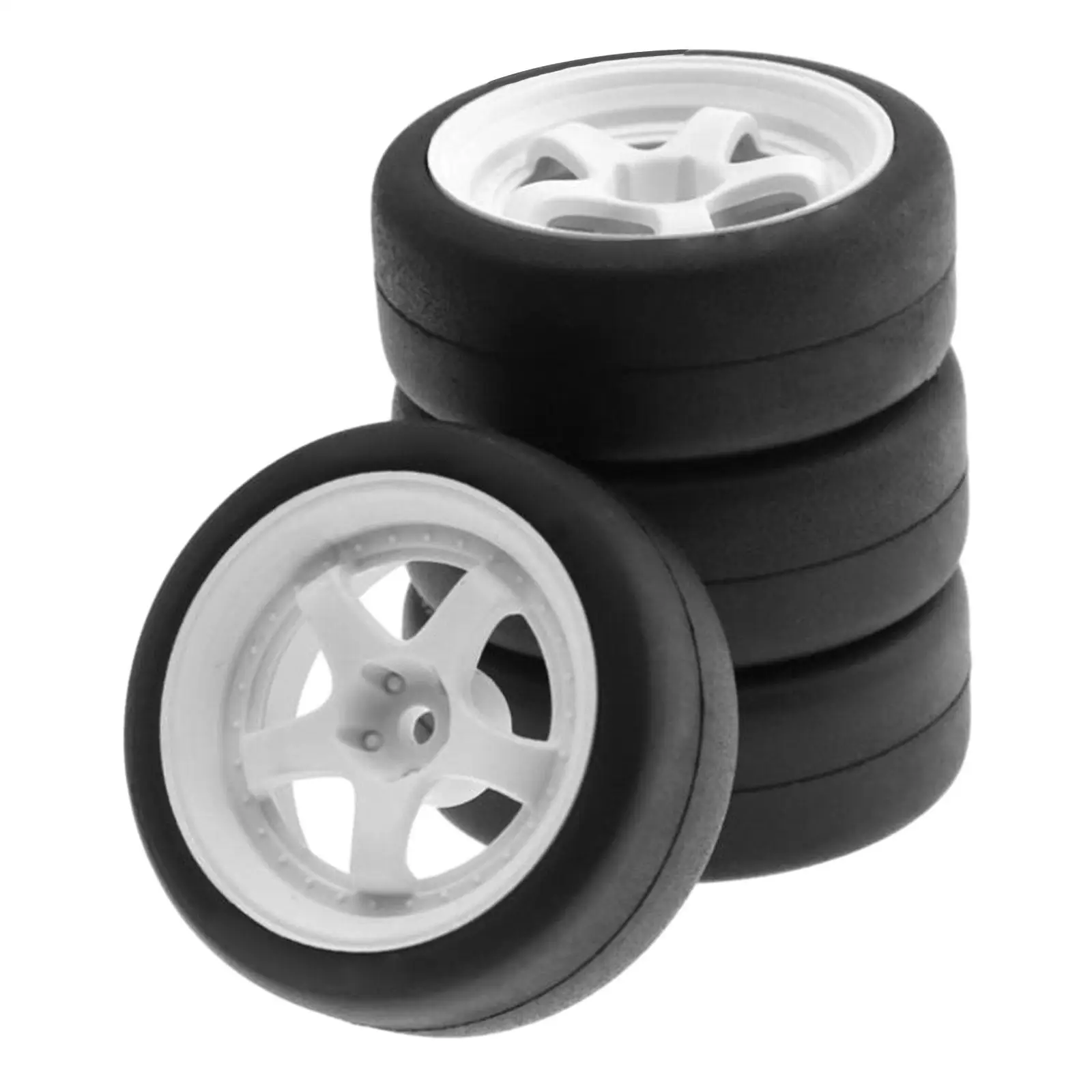 4Pcs Racing Car Tires Parts Replacement Replacements 1/10 Accessories RC Vehicle Upgrade Parts Spare Parts Hex 12mm RC Car Tires