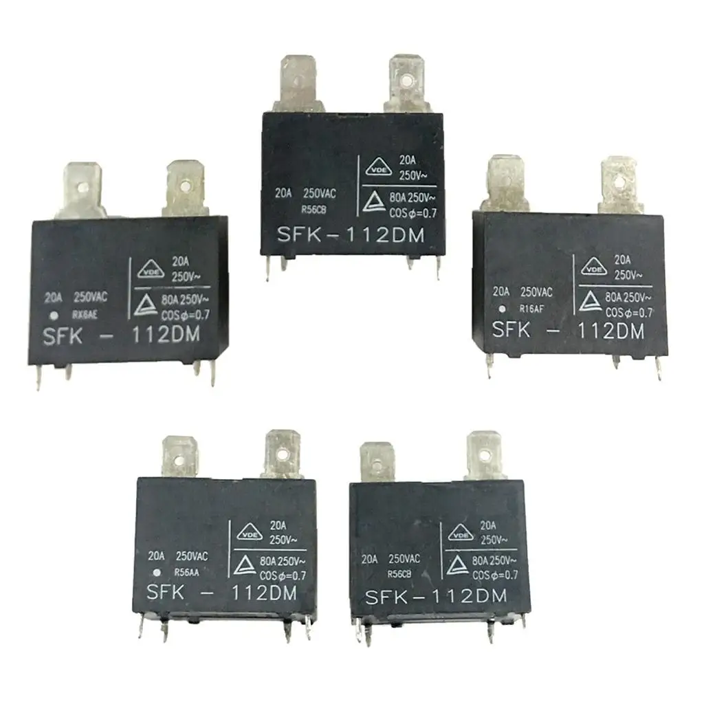 5pcs SFK-112DM SFK-11A 4 Pins Relay  Conditioner Parts Accessory