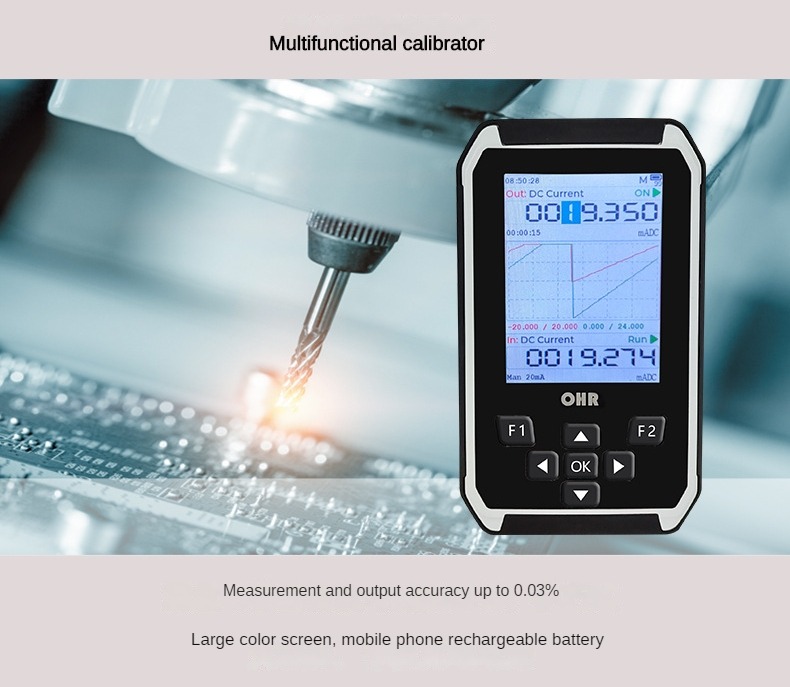 OHR-C03 Process Calibrator Current Voltage Simulator Signal Generator Source Tra