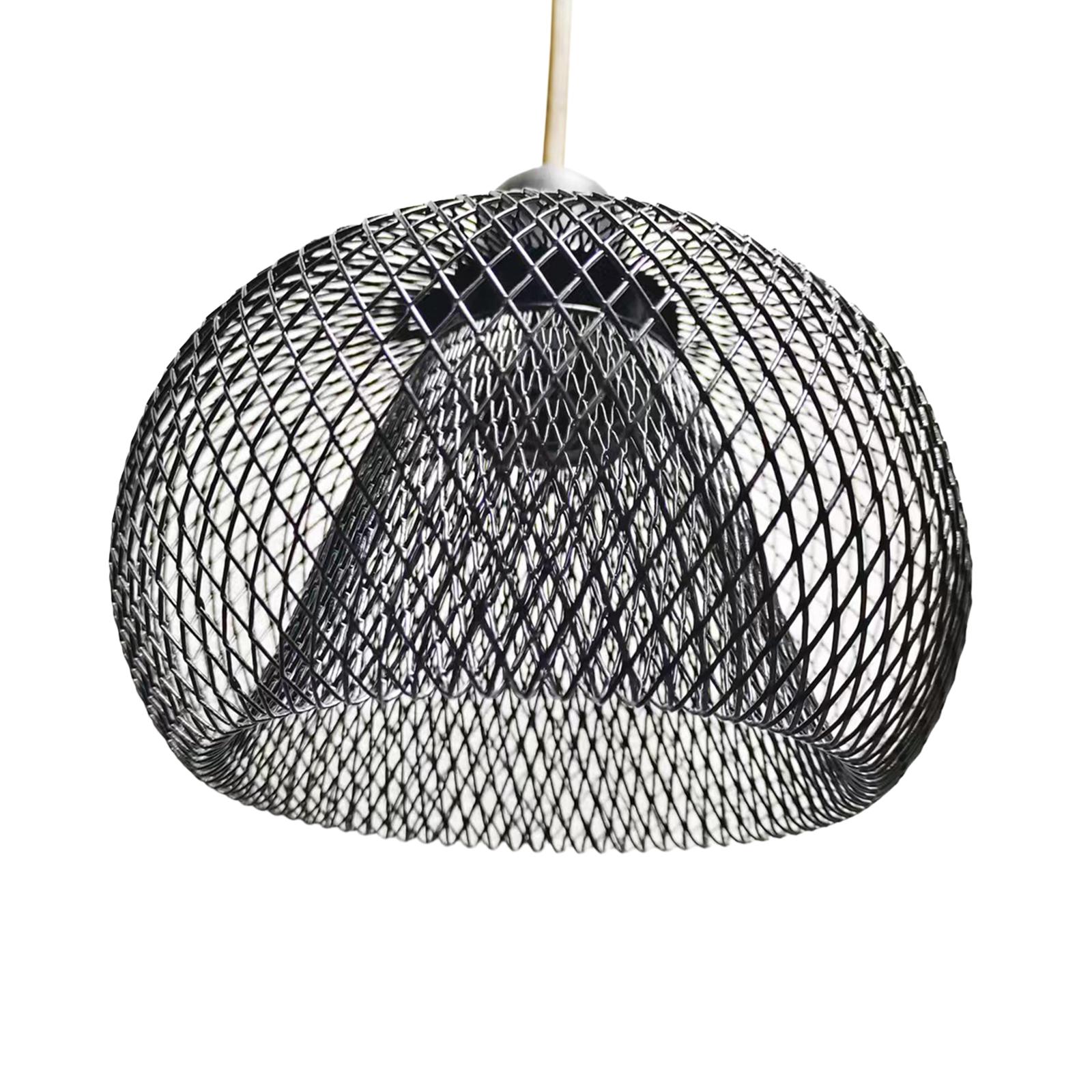 Metal Wire Pendant Lamp Shade Light Cover Lighting Fixture Accessories Metal