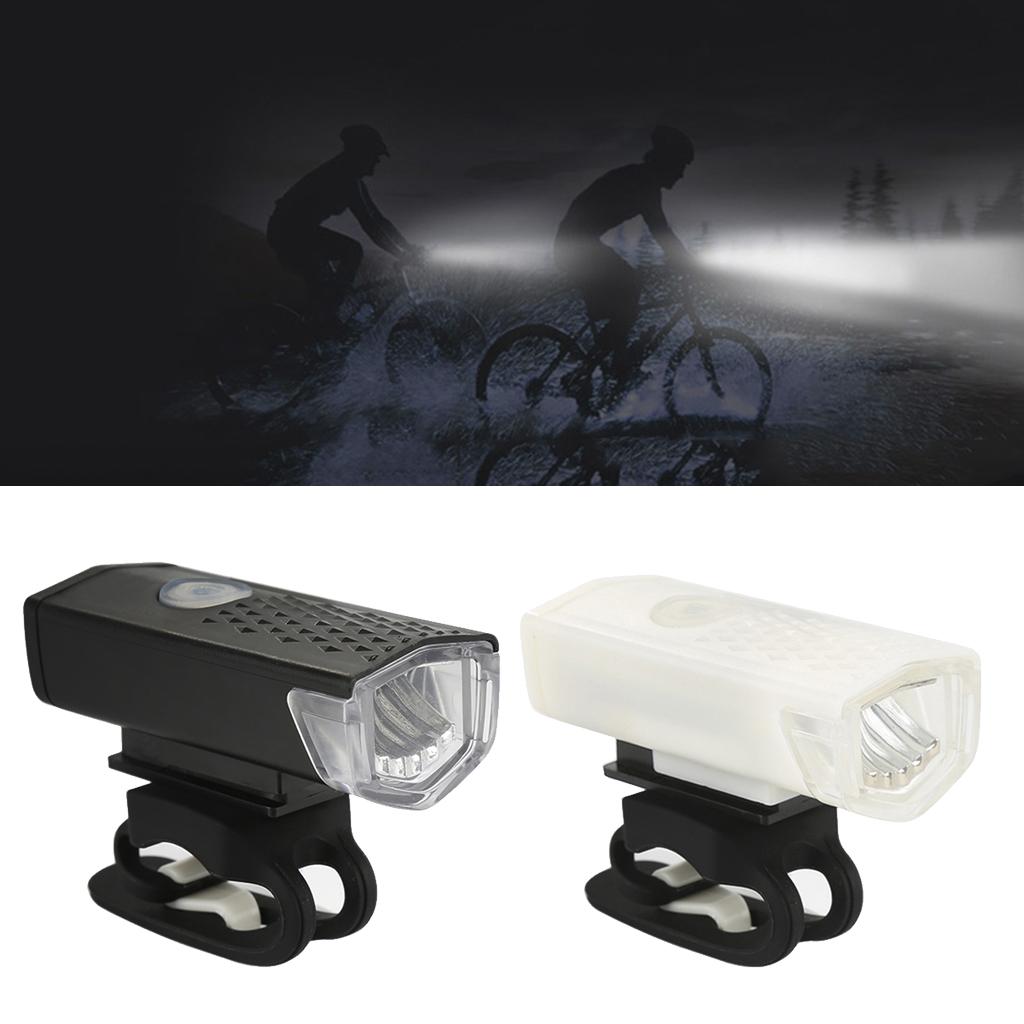Bicycle Light IPX6 Waterproof Bike Front Rear Light 300 Lumen Cycling Handlebar Bike Flashlight Headlight USB Rechargeable Lamp