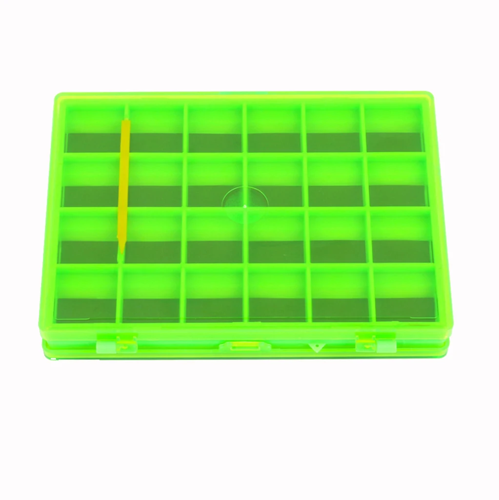 Double-sided small  fishing case fishing box tackle box with 44