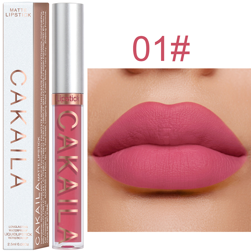 Best of Sexy Long Lasting Velvet Matte Lip Gloss Liquid Lipstick Lip Makeup Women Beauty Red Nonstick Cup Waterproof Lip Gloss Reviews & Tips