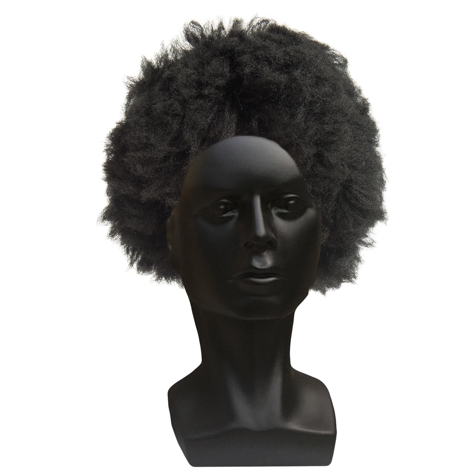 Plastic Male Mannequin Head Model Hat Wig Glasses Headset Jewelry Display Stand Elegant DIY Photography Props 15 Inches Tall