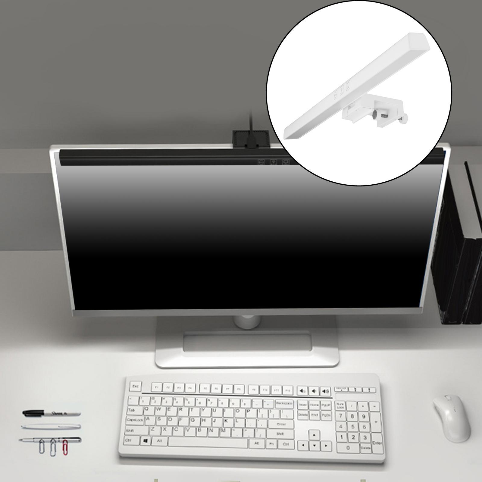 USB Computer Monitor Lamp LED PC Computer Screen Light Hanging Desk Lamp Dimmable Studying Reading Lamp For Home Office School