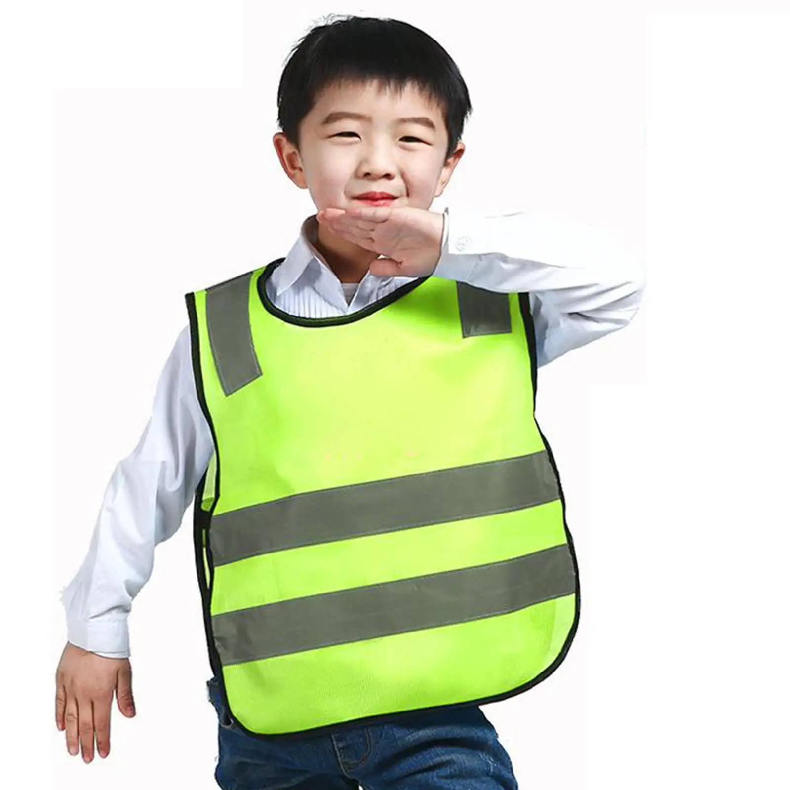 1pc Child Reflective Vest Students Traffic Work Hygiene Clothing