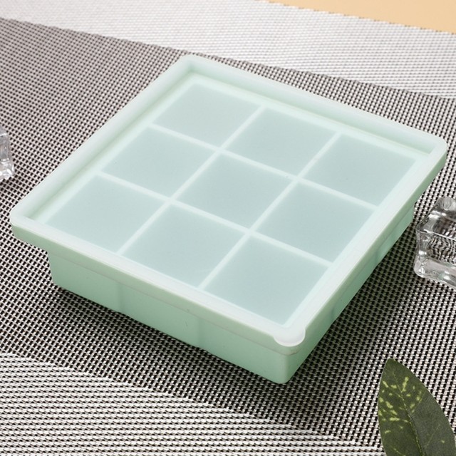 Cook with Color Ice Cube Tray with Lid, Green