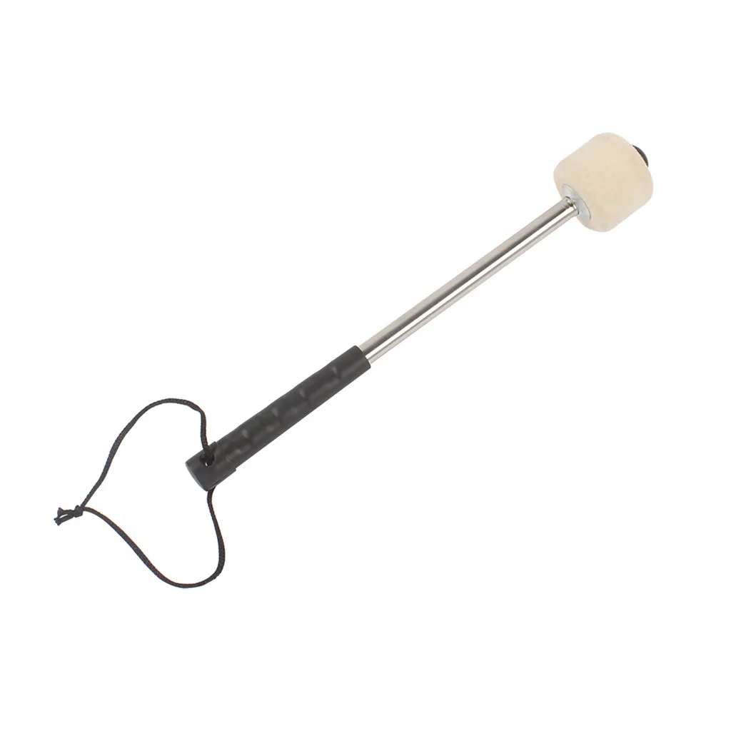 Bass Drum Mallets Stainless handheld grip Accessory for Marching Band Parts