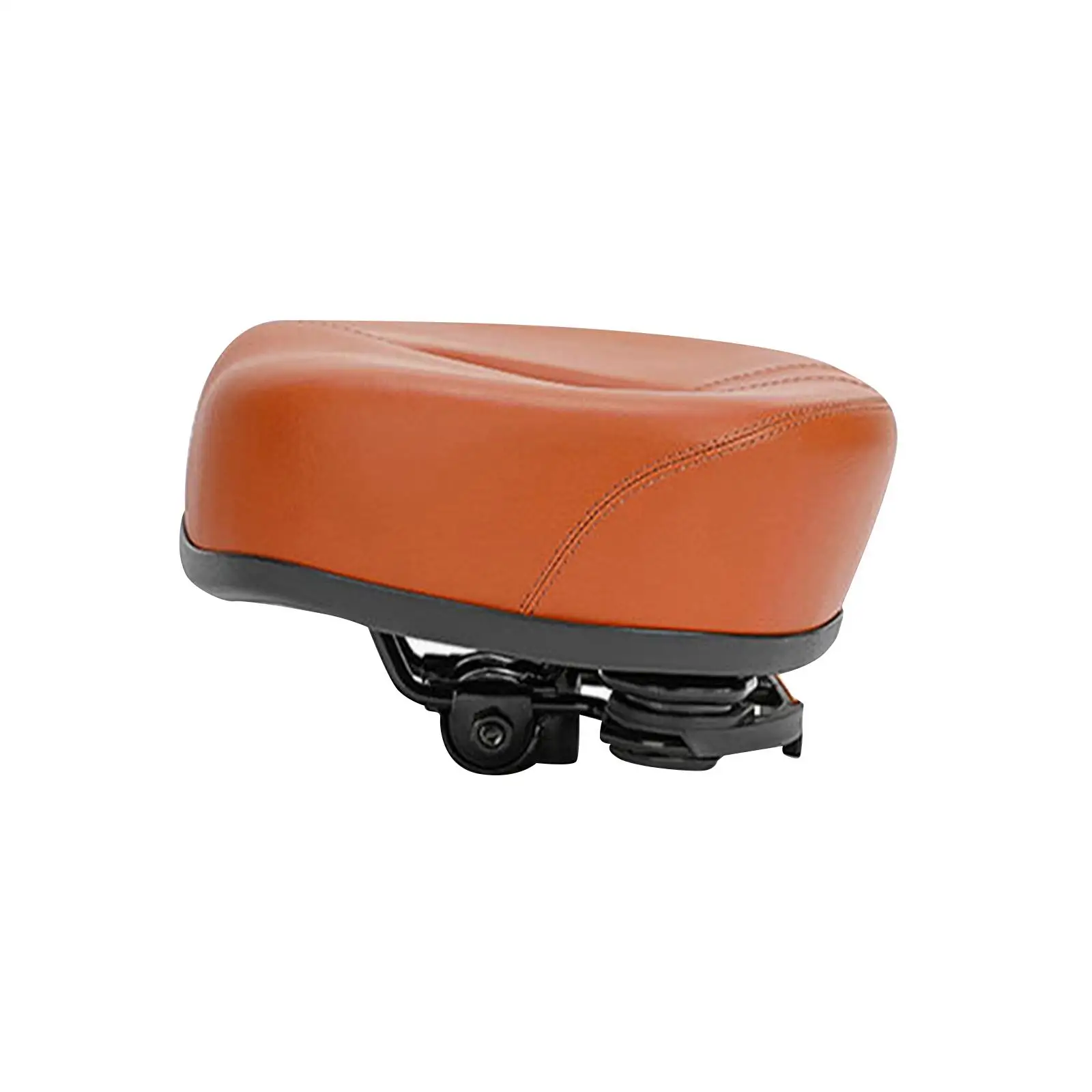 Bike Saddle Seat Noseless Wide Soft Shockproof PU Comfort Bike Seat Cushion