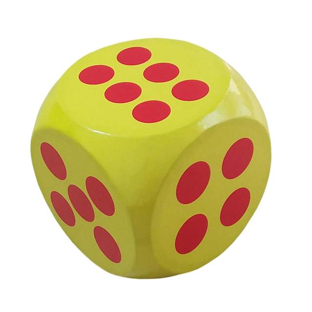 Foam Dot Dice with Number Dots Building Toys Big Square Blocks Dice Cubes Block for Kids Boys Girls Party Favors and Supplies