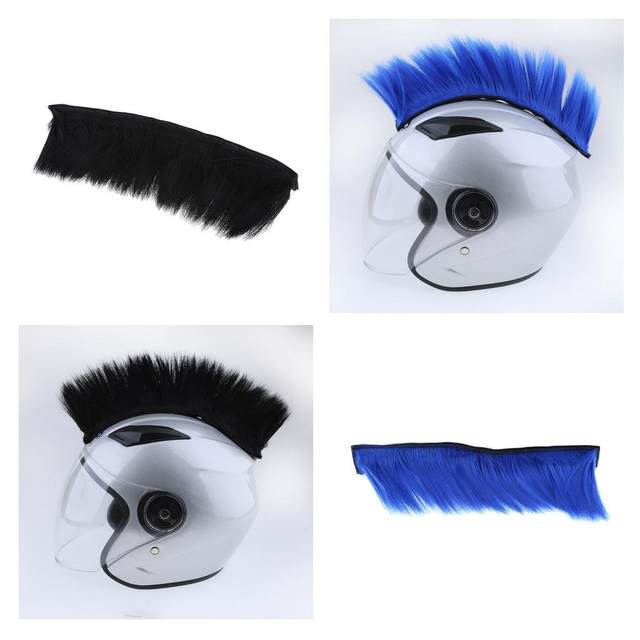 2pcs Motorcycle Skinhead  Punk    Costumes Hairpiece