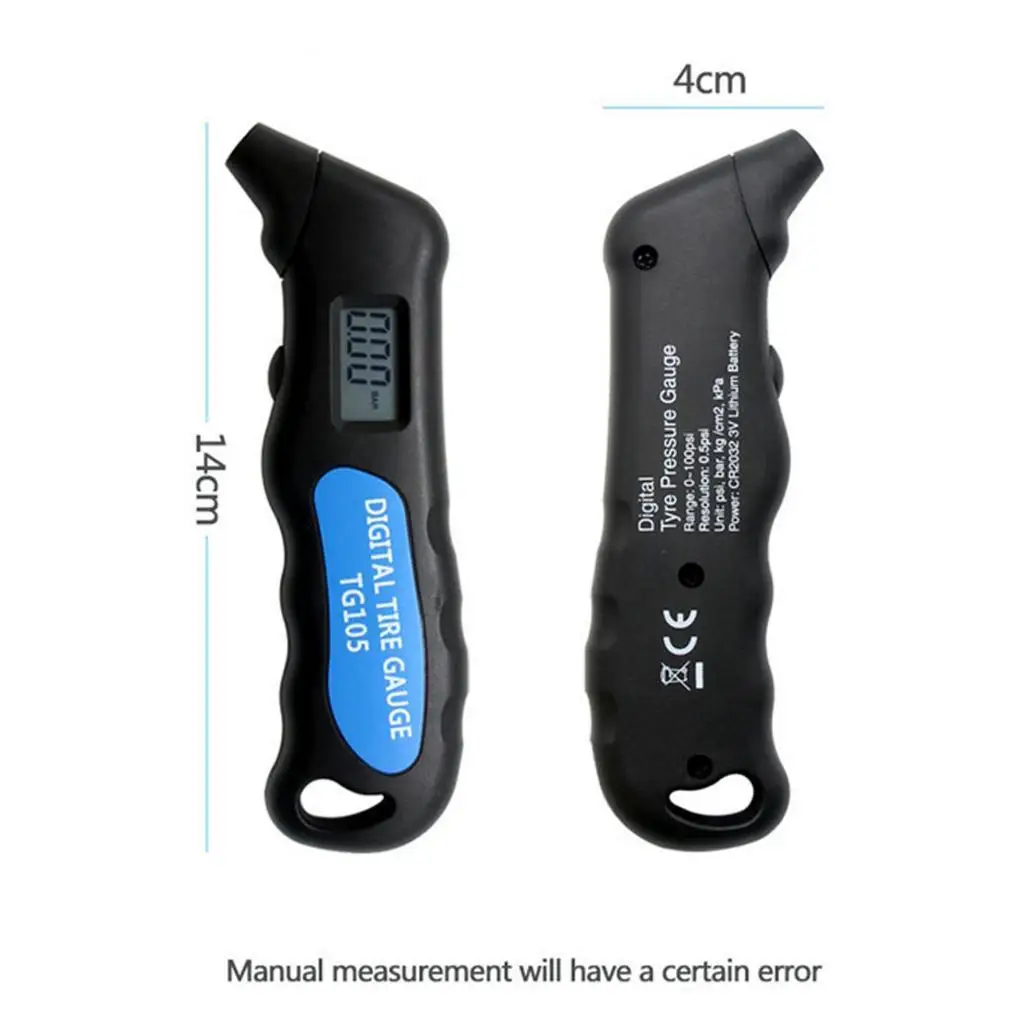 2x  Car Motorcycle Bike  Tire  Tire  LCD Display  Tire Pressure Tool 