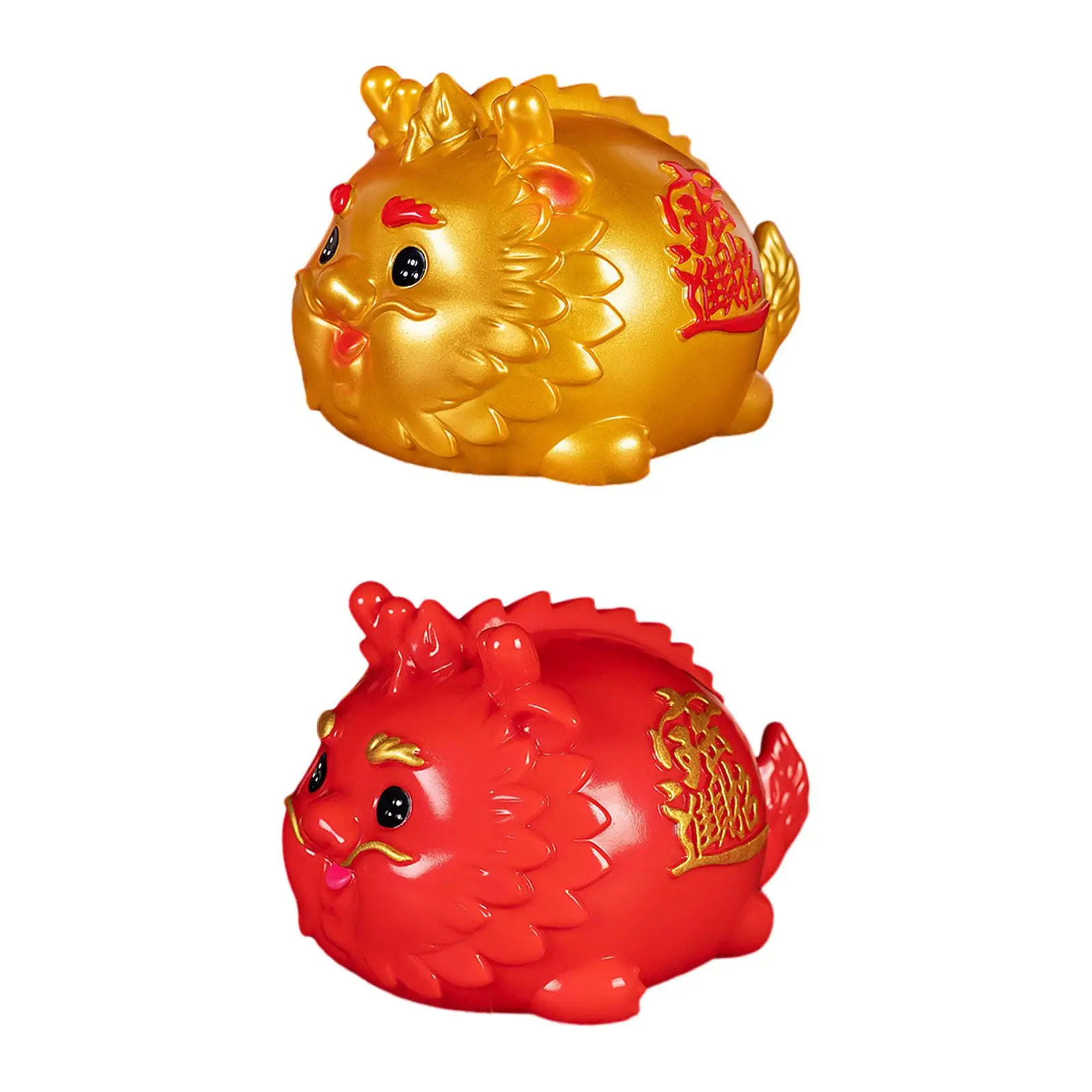 Zodiac Dragon Piggy Bank New Year Piggy Bank Birthday Gift Money Saving Box for Holidays New Year Desktop Living Room Birthday