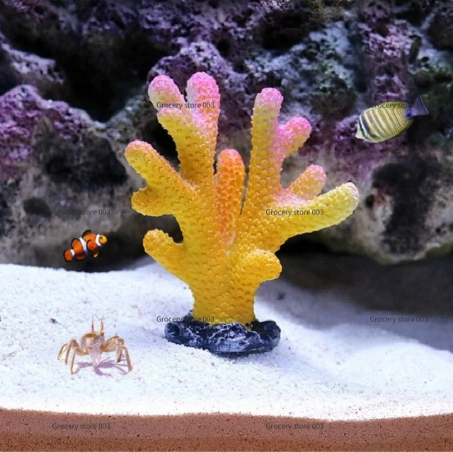 Corallo Finto In Resina 5 Cm Artificiale Per Decorazioni Acquario