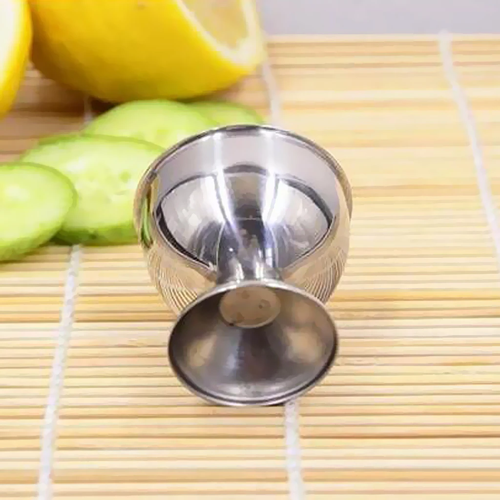 Stainless  Boiled Egg Cups Egg Holder Tabletop Cup Kitchen Tool
