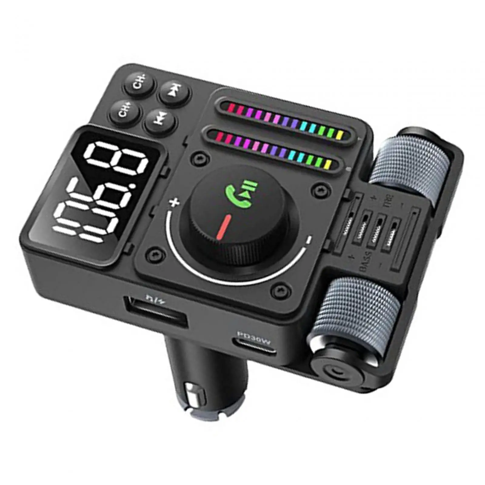 Bluetooth FM Transmitter Vehicle Stable Performance Replace Wireless Radio