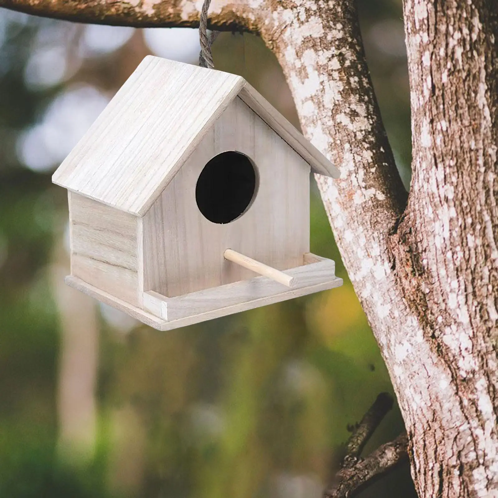 Parrot Breeding Box Wood Parakeet Nesting Box Cage Bird House Mating Box Pet Hanging