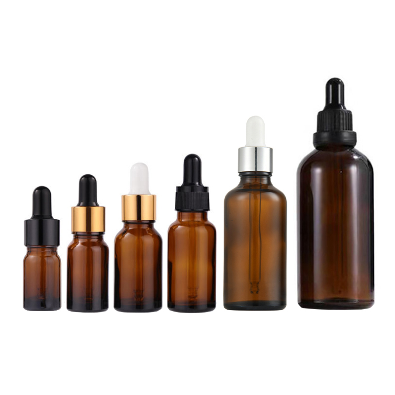 Best of 10pcs 5ml 10ml 20ml 30ml 50ml 100ml Amber Brown Dropper Bottles Glass Essential Oil Pipette Bottle Empty Cosmetic Sample Vials Reviews & Tips