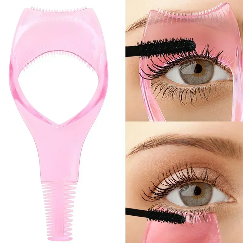 Best of 3In1 Eyelash Aid Easy To Use Eye Liner Stencil Pink Plastic Eye Lash Card Mascara Guard Lightweight Cosmetic Tools Reviews & Tips