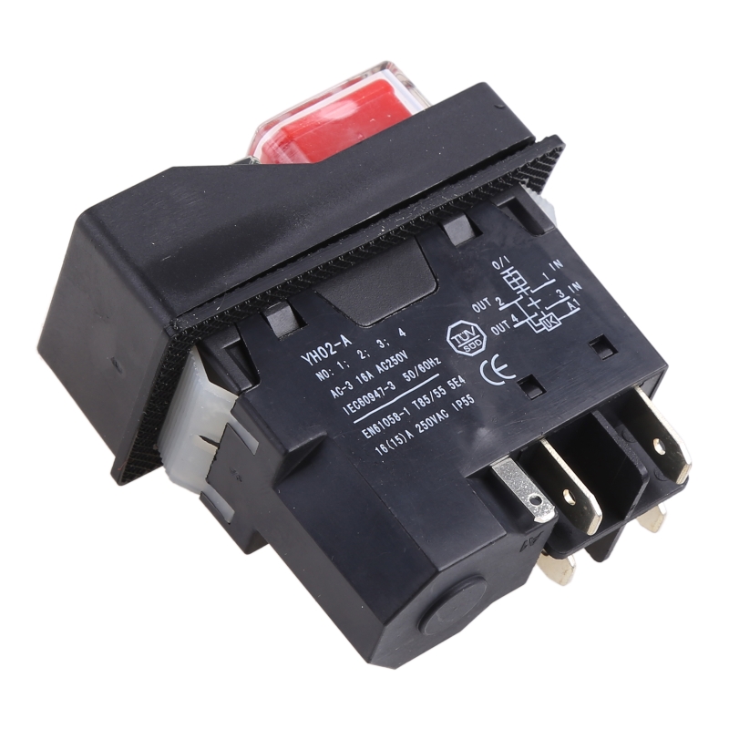 Description Picture 4 of itemKLD-28A/YH02-A Electromagnetic Starter Push Button Switches Machine Tool Equipment IP55 Waterproof Safety Witch 16A