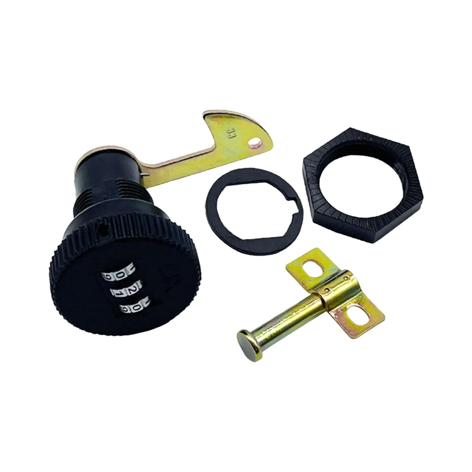 Combination Lock 3 Digital for Motorcycle Trunk Replaces Easily Install