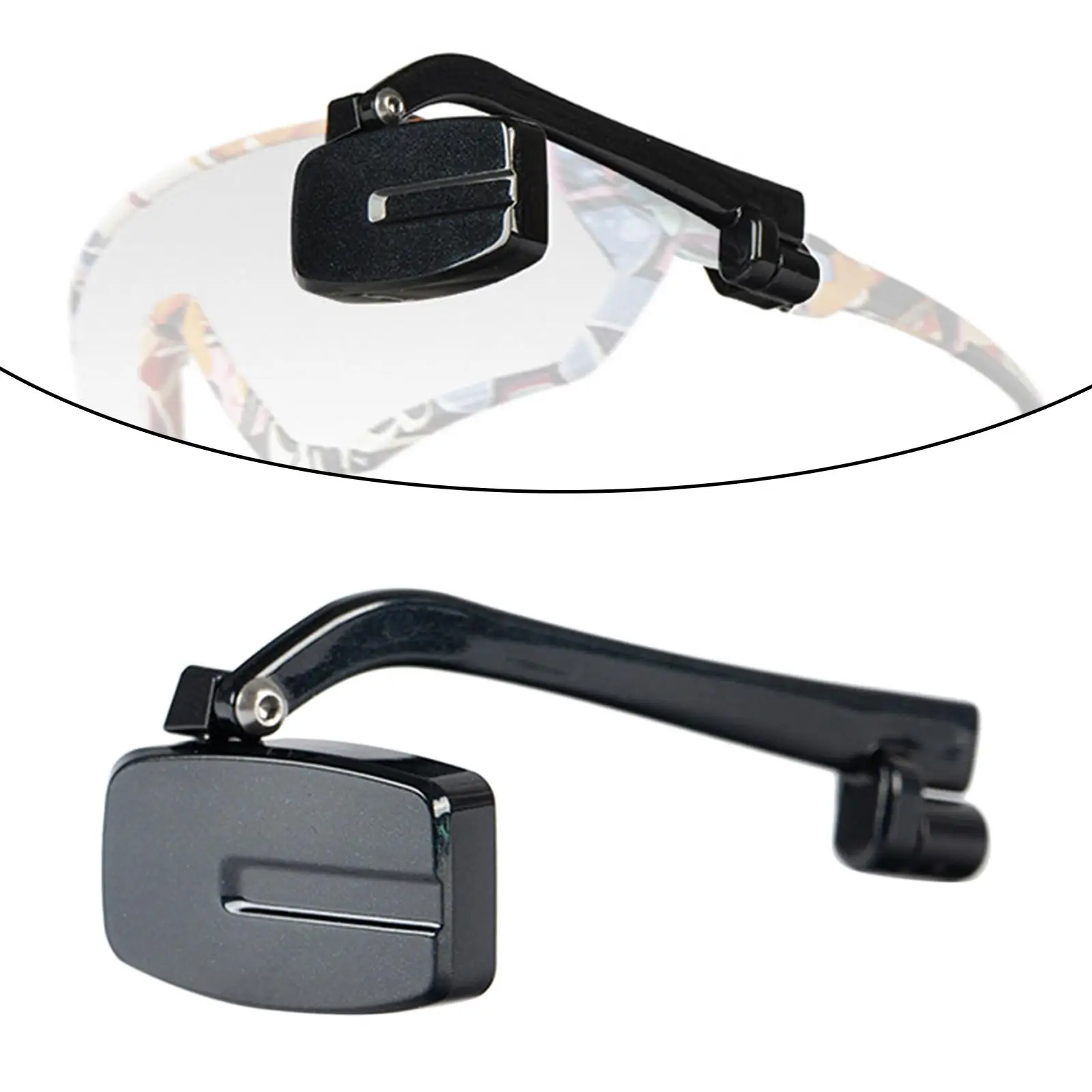 Glasses Rear View Eyeglass Mount Sunglasses Wing Mirror for Bicycle Riding