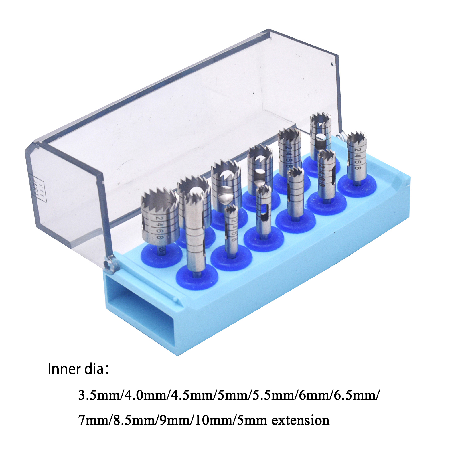 Best of 12pcs / Box Dental Implant Bone Trephine Bur For Low-speed Handpiece Handle Dia 2.35mm Surgical Instrument Holder Reviews & Tips