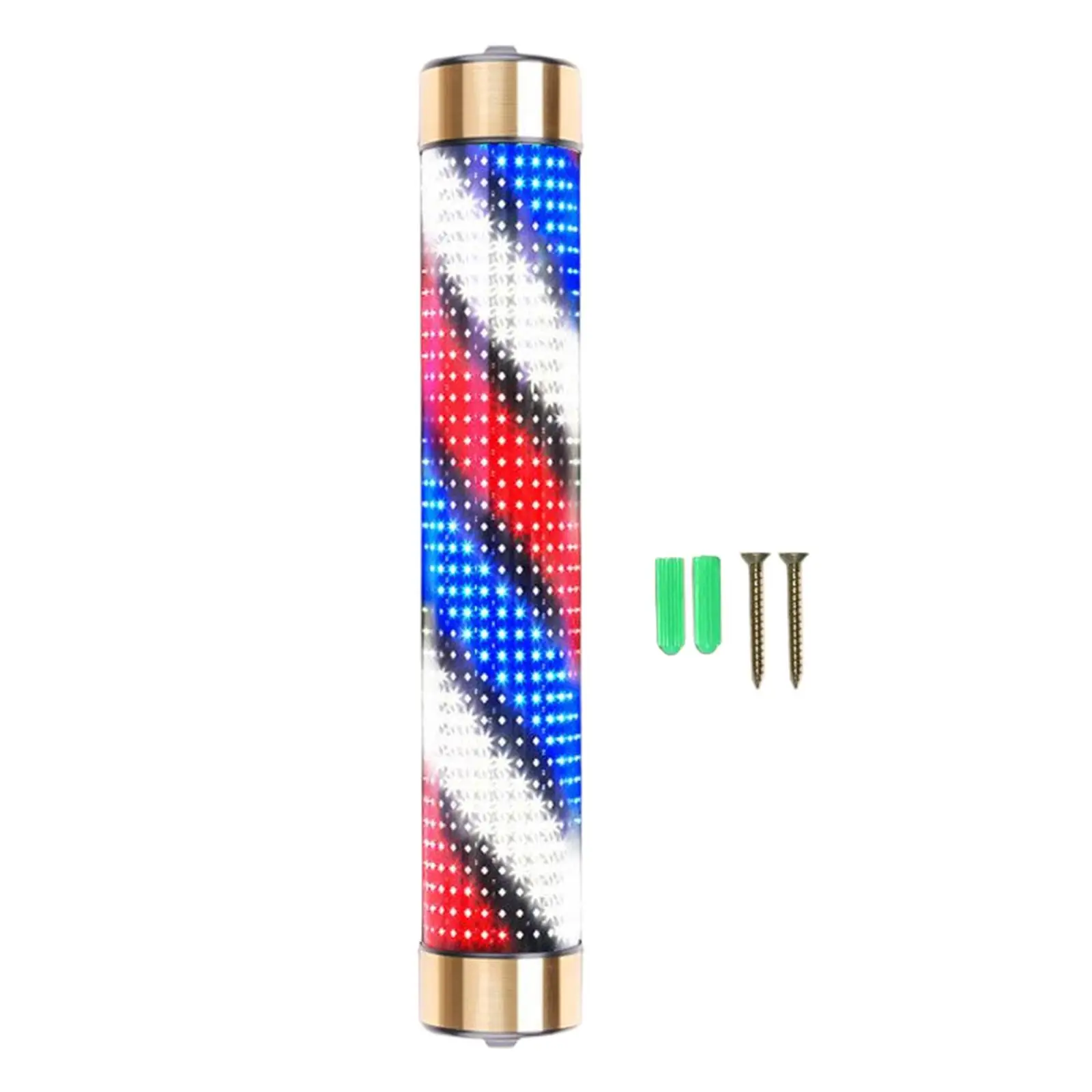 Barber Shop Pole Rotating Light Hairdressing Outdoor LED Stripes Lights