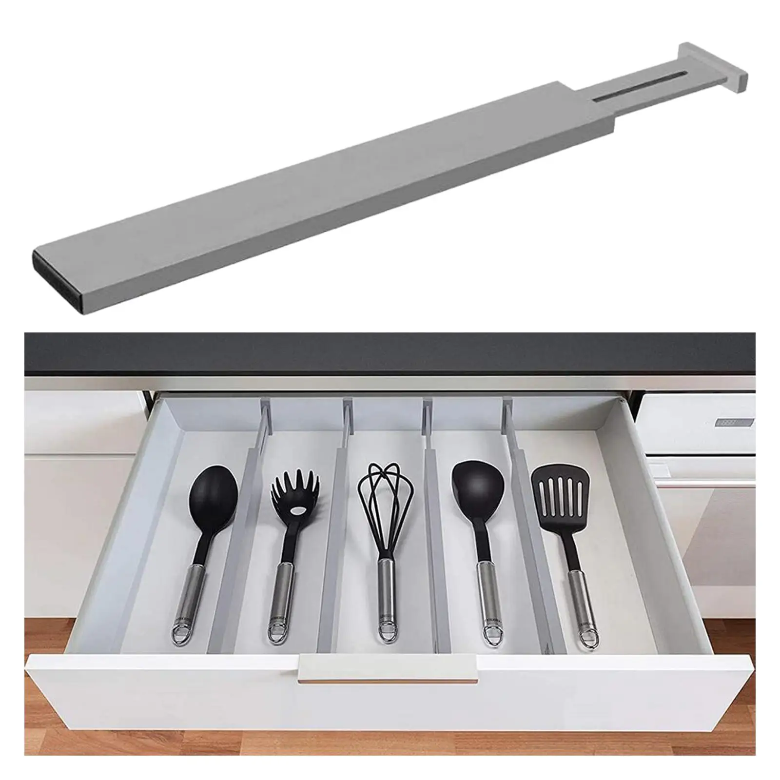 Drawer Divider Cultery Trays Organisers Adjustable Drawer Organiser for Desk