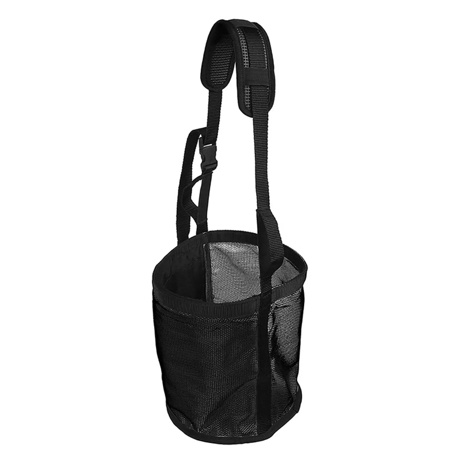 Feeder Bag Reusable Adjustable Strap Hay Bale Bag Large Capacity Container Horse Hay Bag for Farm Livestock Sheep Outdoor