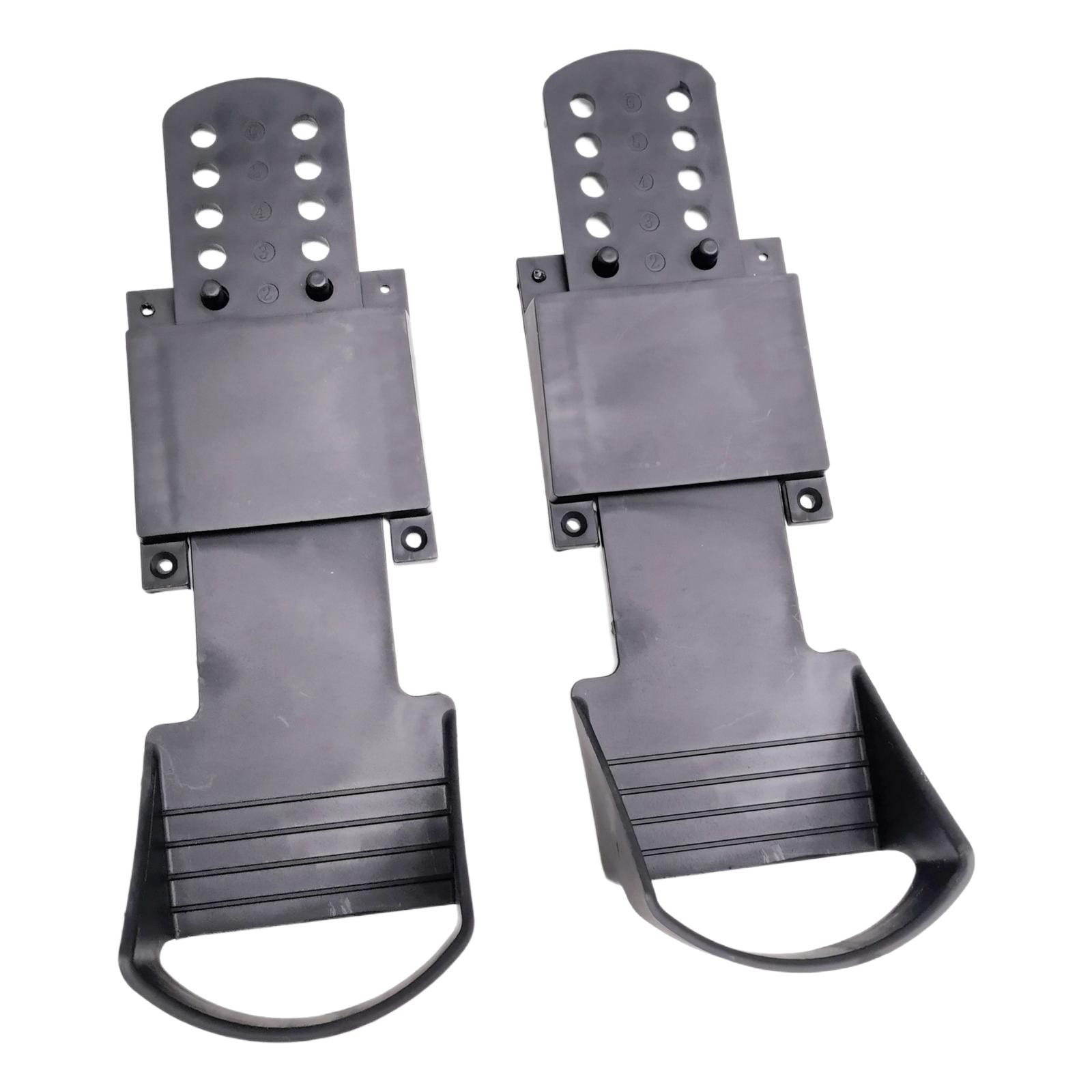 2x Elliptical Machine Pedals Lightweight Multipurpose Replacement Rowing Machine