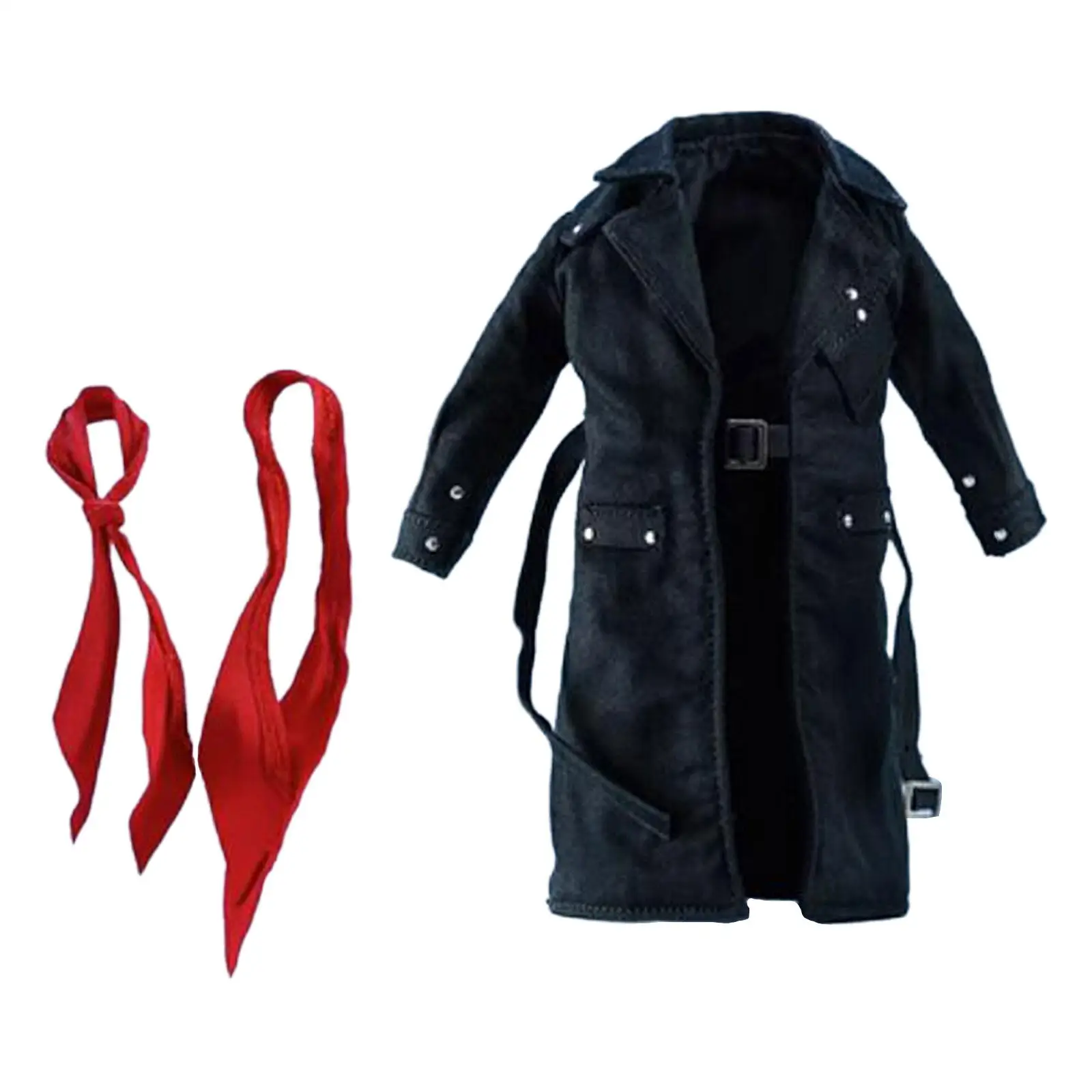 1/12 Male Trench Coat Male Figure Coat for 6inch Male Figures Accessories