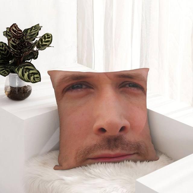 Ryan Gosling Face Throw Pillow III White Mug 11oz Ceramic Tea Cup Coffee Mug  Friends Birthday Gift Ryan Gosling Gosling Ryan Rya