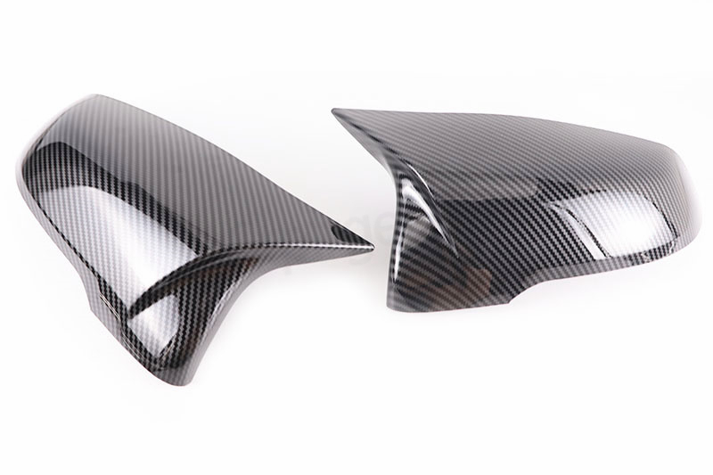 Carbon Fiber Style Black Rearview Side Mirror cover Caps for BMW X1 F48 X2 F39 F40 F53 F44 Z4 G39 Toyota Supra Side Mirror shell