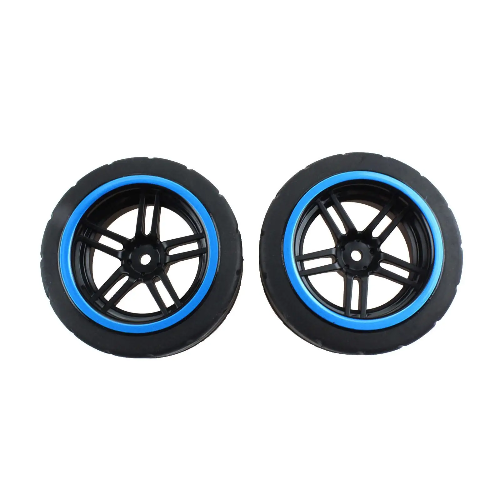 Left 2Pieces Set Flat Run Tires Tyre for Wltoys 104072 RC Truck DIY Tools