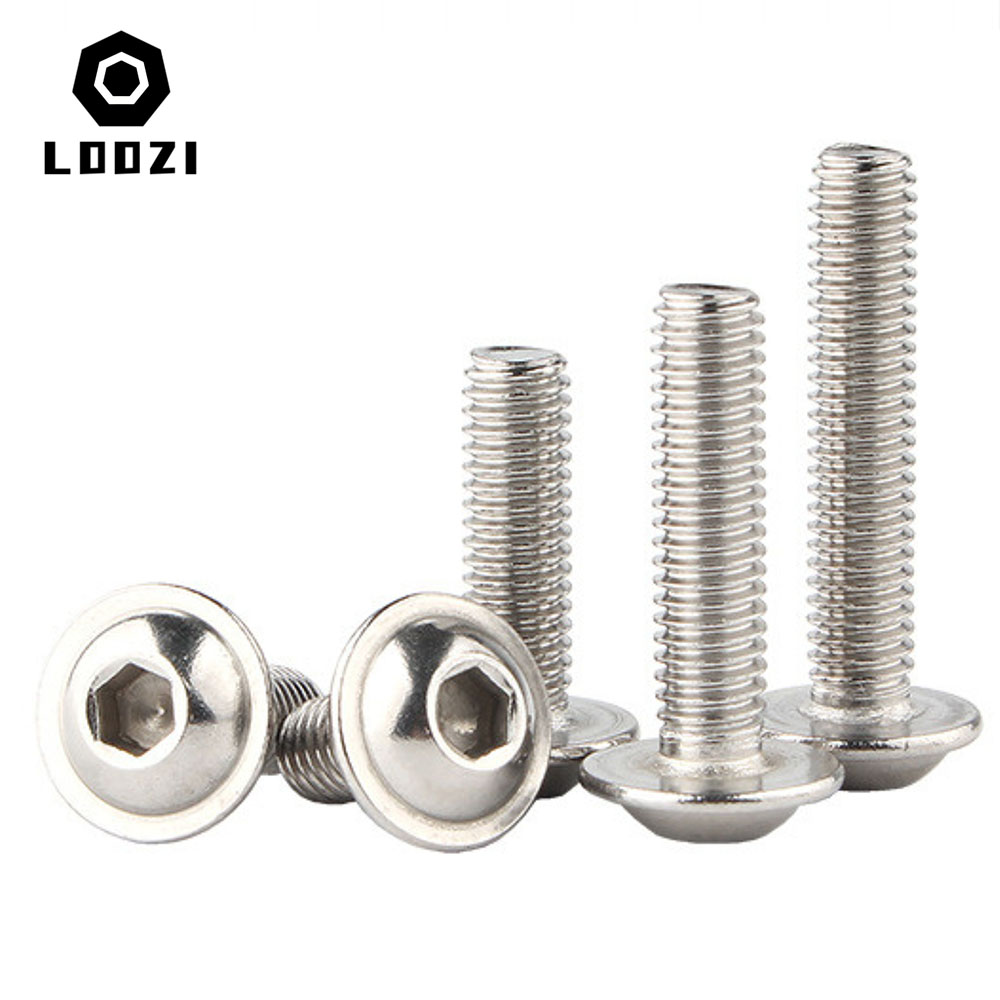 Innen sechs kant schraube mit Innen sechs kant m2 m2, 5 m3 m4 m5 m6 m8 2,5 Innen sechs kant schrauben aus Edelstahl mit Unter leg scheibe – Detail 4