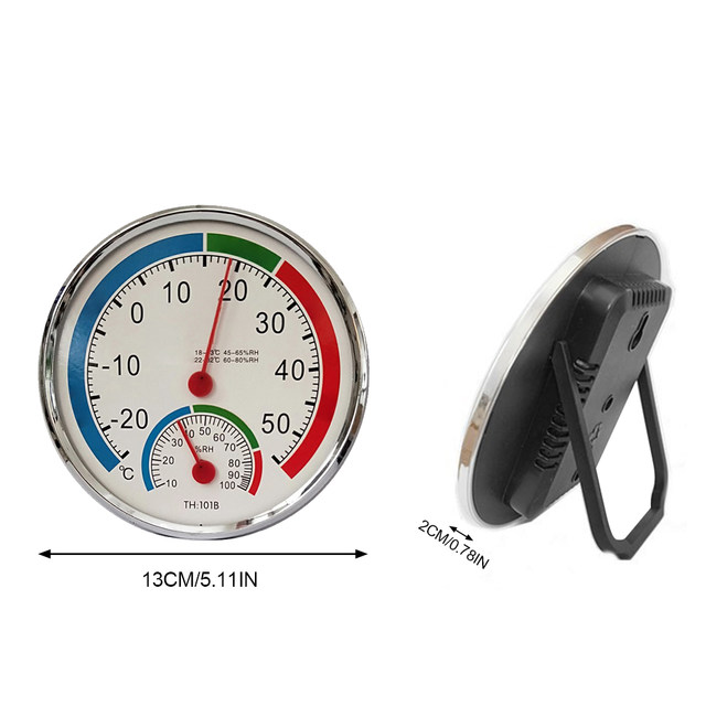 Mini Portable Pointer Thermometer Hygrometer Wall Hanging - Temu