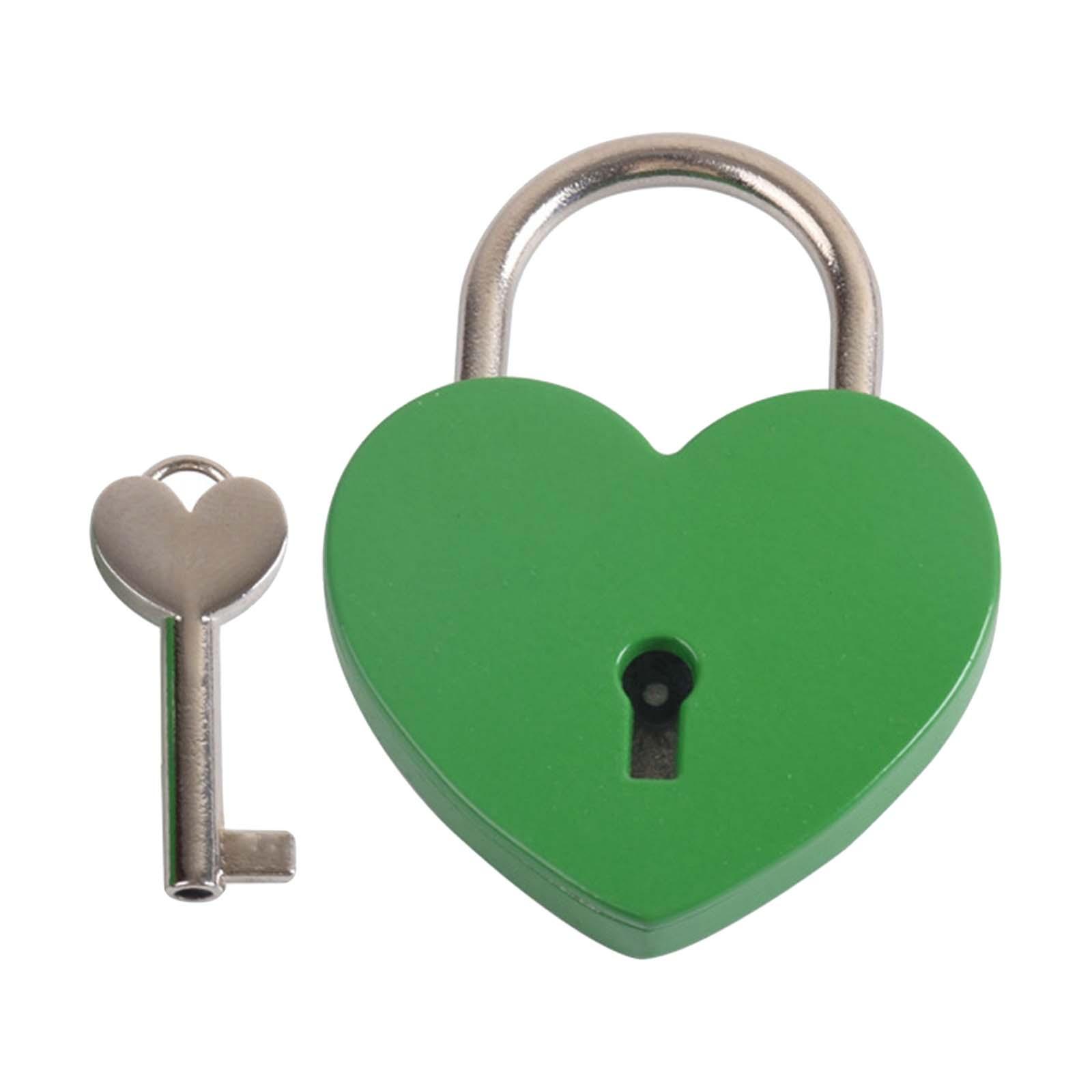  Multicolor with Keys Blessing Luggage Lock Shaped Padlock for Travel Locker Classroom Lovers Diary Book