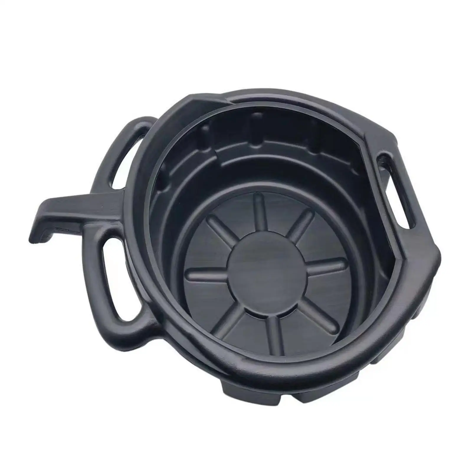 Oil Drain Can Leak Easy to Use PP Durable Garage Tool Fluted Collect Pan for Truck Car Fuel Fluid Garage Tool Garage