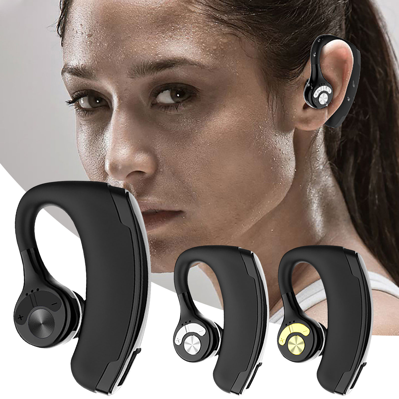 Status Headphones Earbuds Noise Cancellation HD In Ear Stereo.