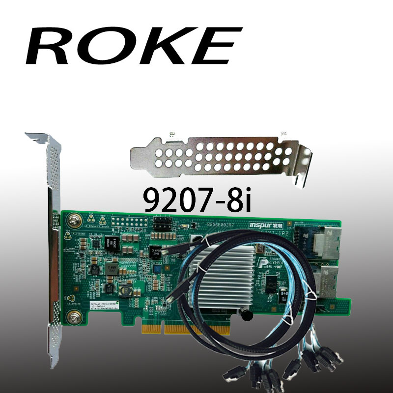Description Picture 3 of itemINSPUR 9207-8i 6Gbps HBA LSI FW:P20 IT Mode ZFS FreeNAS unRAID 2* SFF-8087 SATA