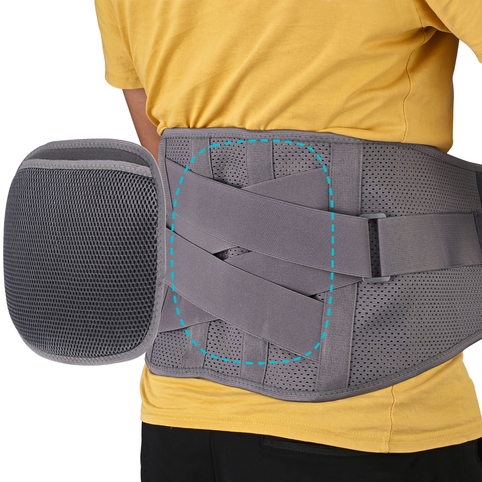 Best of Decompression Lumbar Back Belt Waist Band Lower Back Support Brace Disc Protrude Spine Orthopedic Pain Relief Self-Heatin Reviews & Tips