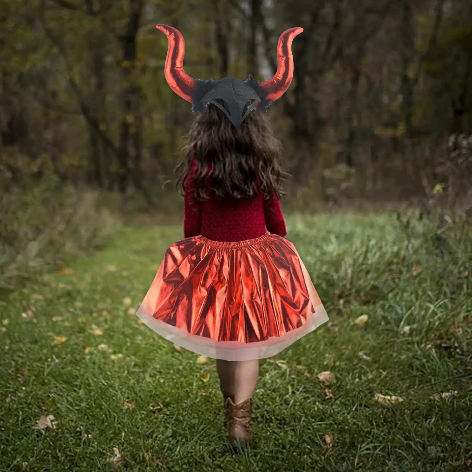 Halloween Devil Costume for Kids Imaginative Play Clothes Costume Decoration